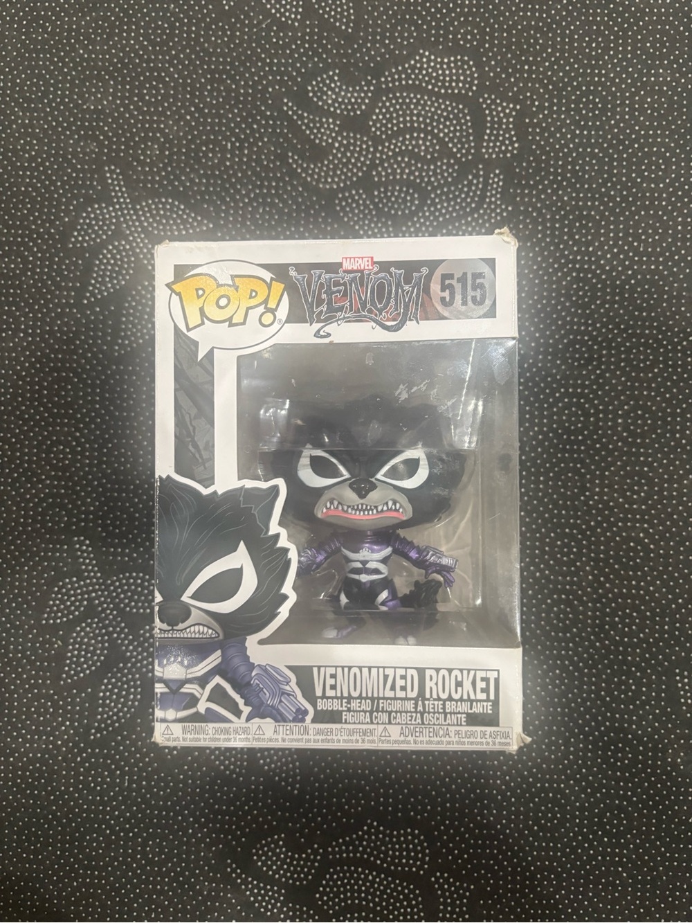 Marvel Venomized Rocket Pop! Vinyl - Black & Purple